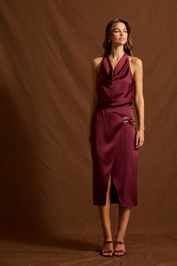 Φούστα Janice - Wine