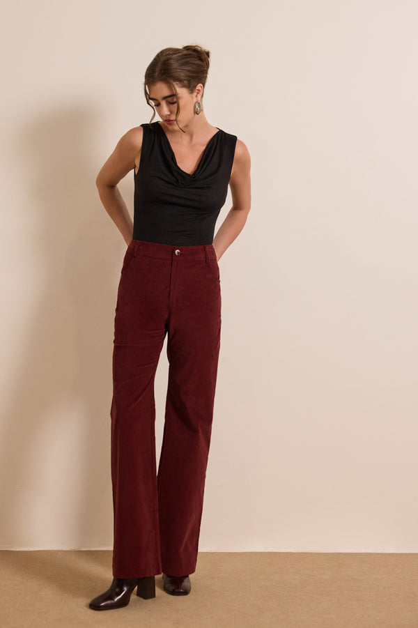 Παντελόνι Jacklyn - Wine