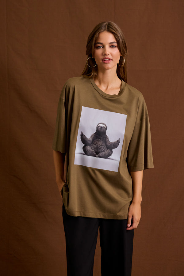 T-shirt Louz - Olive
