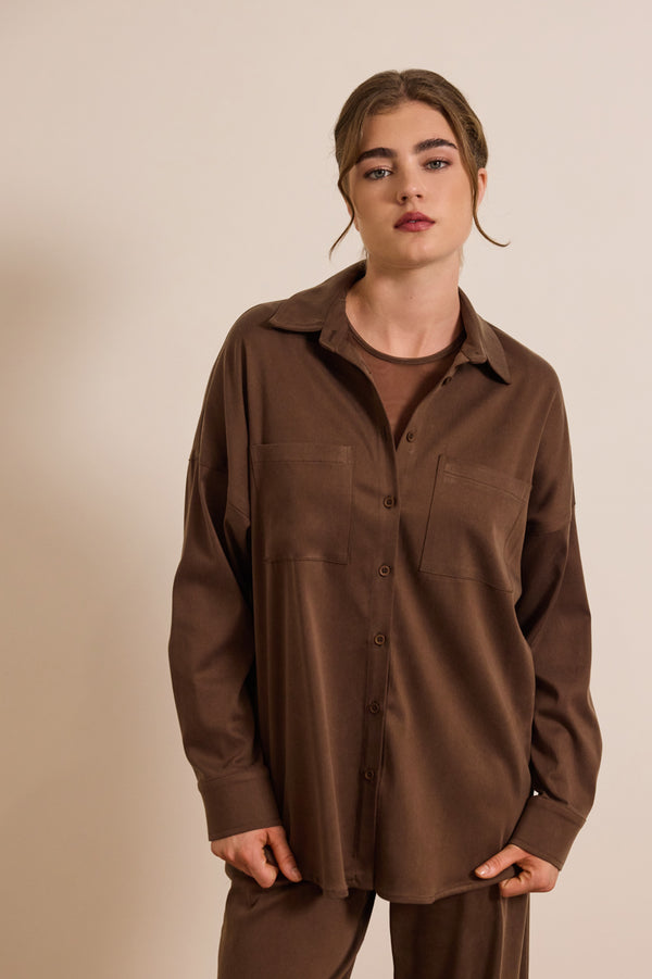 Πουκάμισο Nala - Καφέ