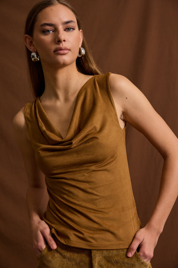 Μπλούζα Rain - Κάμελ