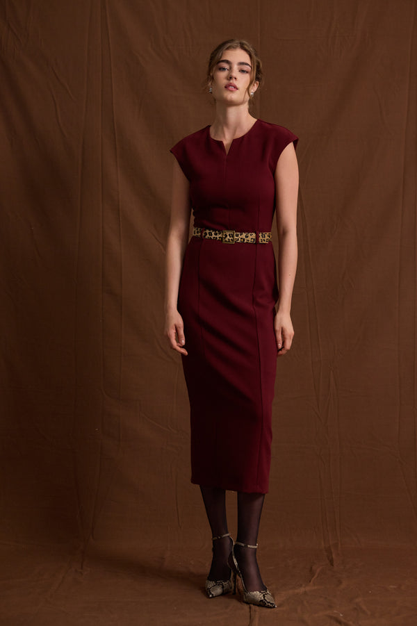 Φόρεμα Nicole - Μπορντό