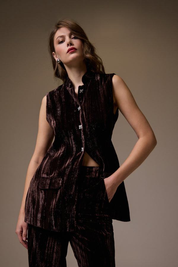 Γιλέκο Claudy - Espresso