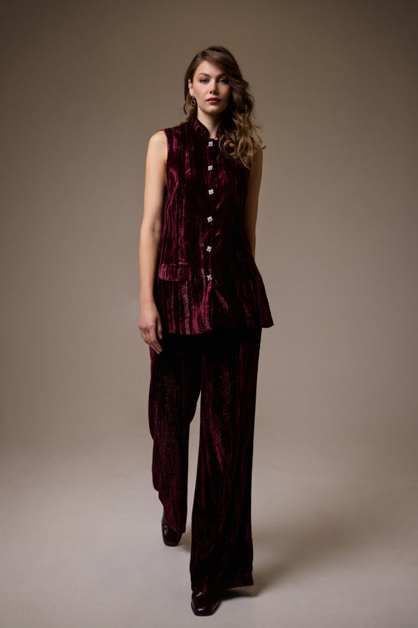 Παντελόνα Claudy - Μπορντό