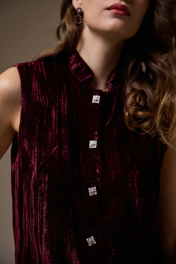 Γιλέκο Claudy - Μπορντό