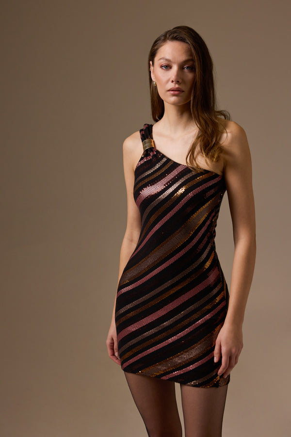 Φόρεμα Olly - Ροζ Gold