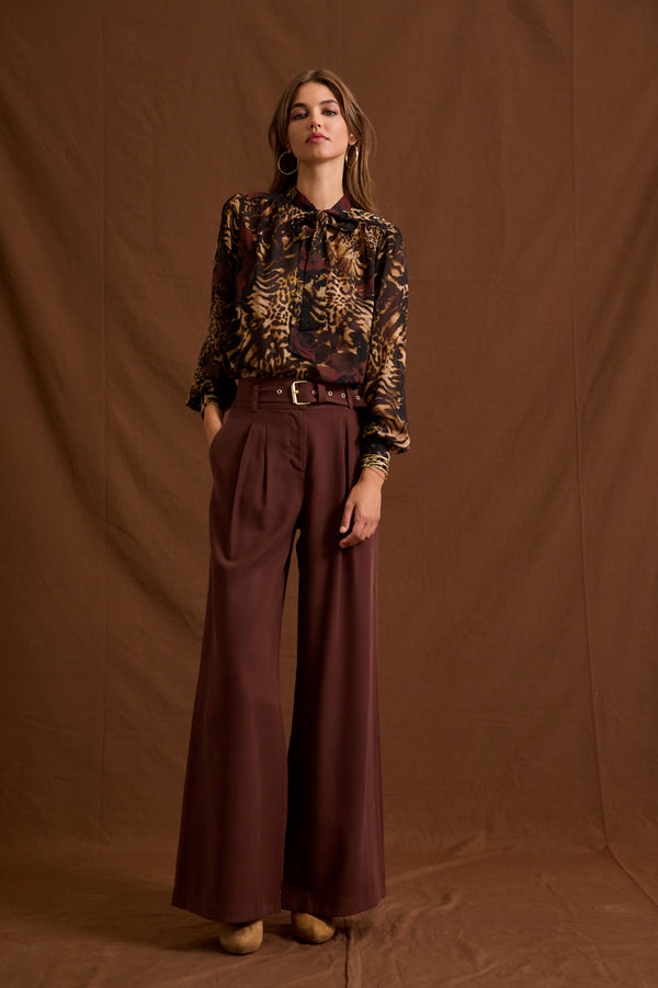 Παντελόνα Mina - Choco