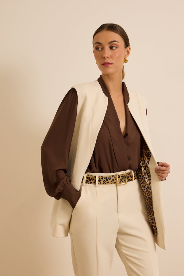 Γιλέκο Alessia - Βανίλια