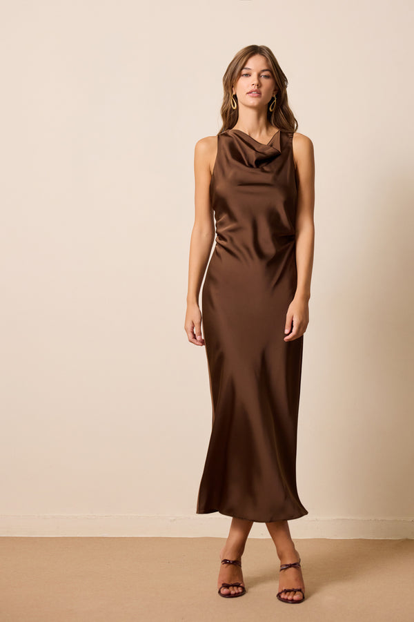 Φόρεμα Avielle - Καφέ